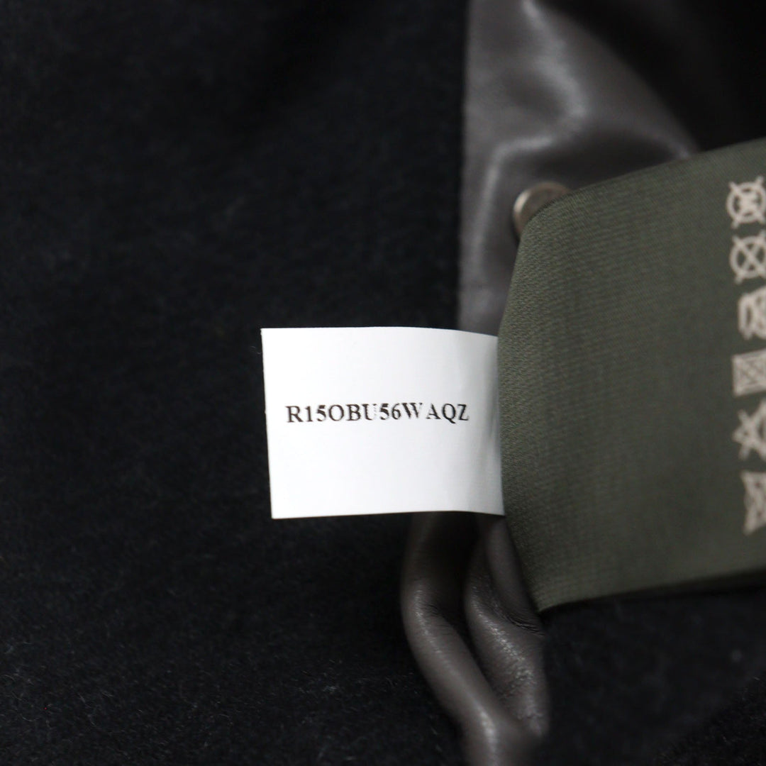 Berluti Blouson R15OBU56WAQZ Main: 100% wool, Part: Sheepskin, Sleeve lining: 100% cupra, Part: 88% wool, Part: 10% nylon Dark gray mens A 44 Used Authentic
