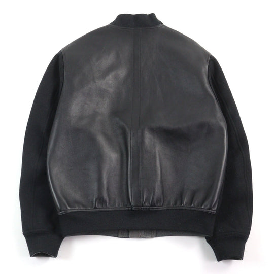 Berluti Blouson R15OBU56WAQZ Main: 100% wool, Part: Sheepskin, Sleeve lining: 100% cupra, Part: 88% wool, Part: 10% nylon Dark gray mens A 44 Used Authentic