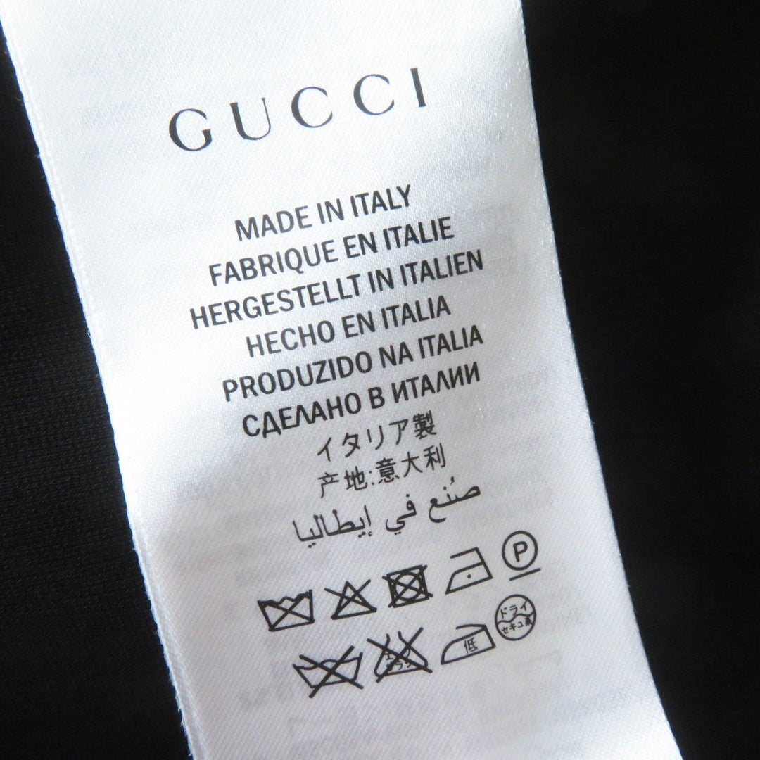 GUCCI one piece 445253 Outer: 98% rayon, Outer: 2% polyurethane, Part: 100% nylon, Part: 70% rayon, Part: 30% nylon Black pink Women S Used Authentic