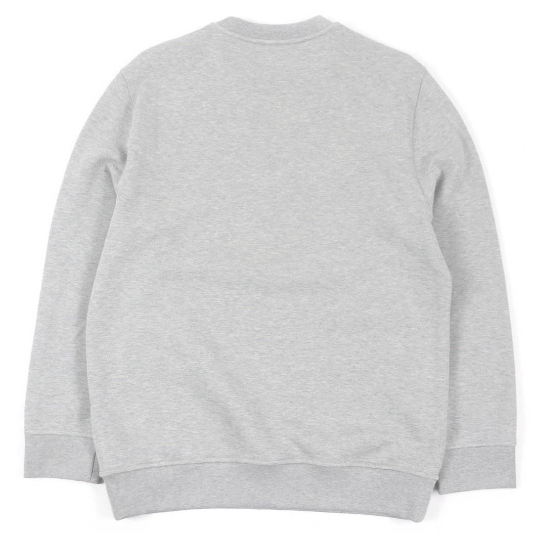 HERMES sweat Main: 100% cotton, Part: 90% cotton, Part: 10% polyurethane, Part: Sheep leather gray mens S Used Authentic