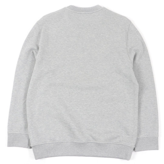 HERMES sweat Main: 100% cotton, Part: 90% cotton, Part: 10% polyurethane, Part: Sheep leather gray mens S Used Authentic