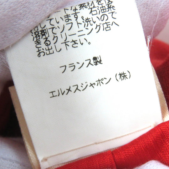 HERMES setup Outer: 100% wool, Lining: 100% acetate Red type Vermilion Women Used Authentic