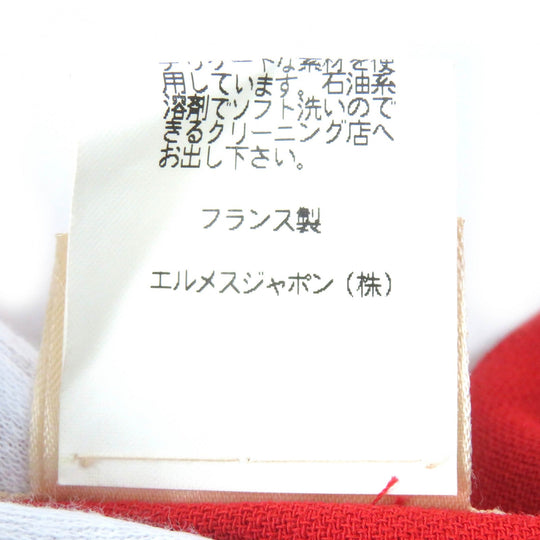 HERMES setup Outer: 100% wool, Lining: 100% acetate Red type Vermilion Women Used Authentic