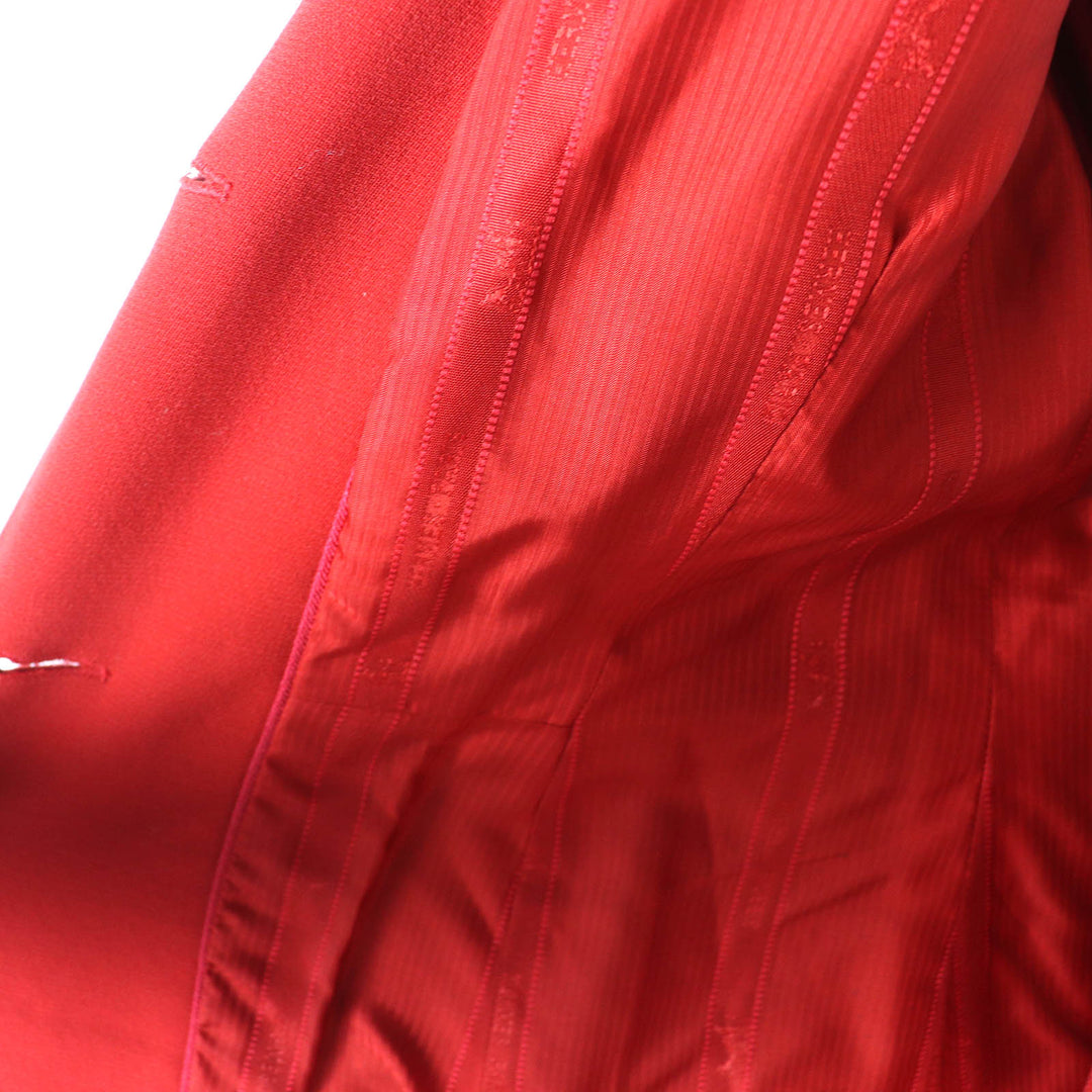 HERMES setup Outer: 100% wool, Lining: 100% acetate Red type Vermilion Women Used Authentic