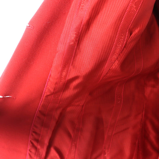 HERMES setup Outer: 100% wool, Lining: 100% acetate Red type Vermilion Women Used Authentic