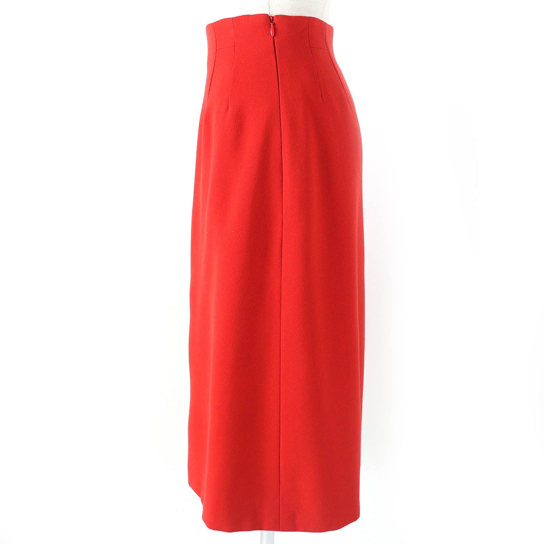HERMES setup Outer: 100% wool, Lining: 100% acetate Red type Vermilion Women Used Authentic