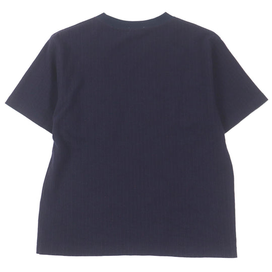 Dior HOMME Short sleeve T-shirt 213J637A0739 Main: 80% wool, Main: 20% cotton, Part: 50% cotton, Part: 50% acrylic Navy mens S Used Authentic