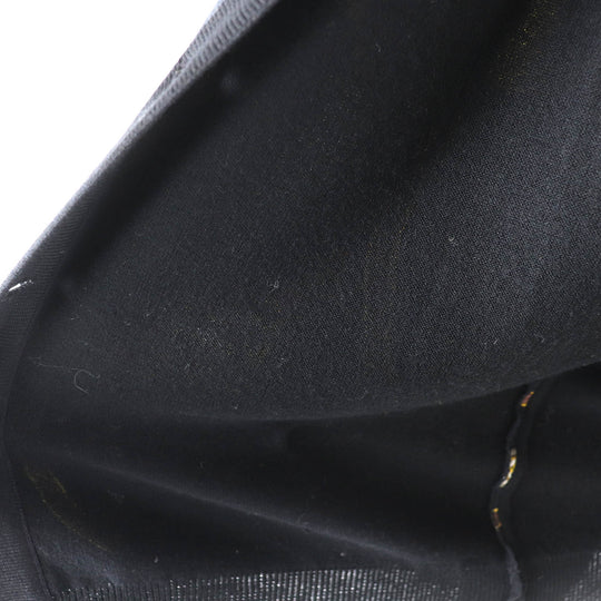 HERMES cardigan Main: 100% wool, Part: 100% wool, Part: 100% silk Black Navy Yellow type Women 38 Used Authentic