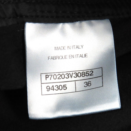 CHANEL Pants P70203 Outer: 69% acetate, Outer: 31% viscose, Lining: 100% silk black Women 36 Used Authentic