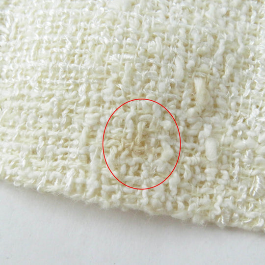 CHANEL setup 99P P12788 Outer material: 43% cotton, Outer material: 42% rayon, Outer material: 13% wool, Outer material: 2% polyamide (nylon), Part: 100% wool Ivory Women 36 Used Authentic