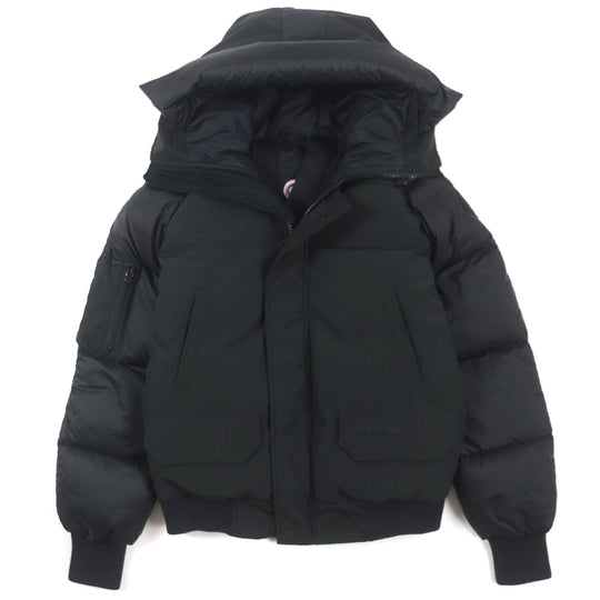 CANADA GOOSE Down jacket 2056MB Outer: 84% polyester, Outer: 16% cotton, Part: 100% nylon, Lining: 100% nylon, Part: 82% acrylic black Paradigm Chilliwack Bomber Black Label mens XS Used Authentic