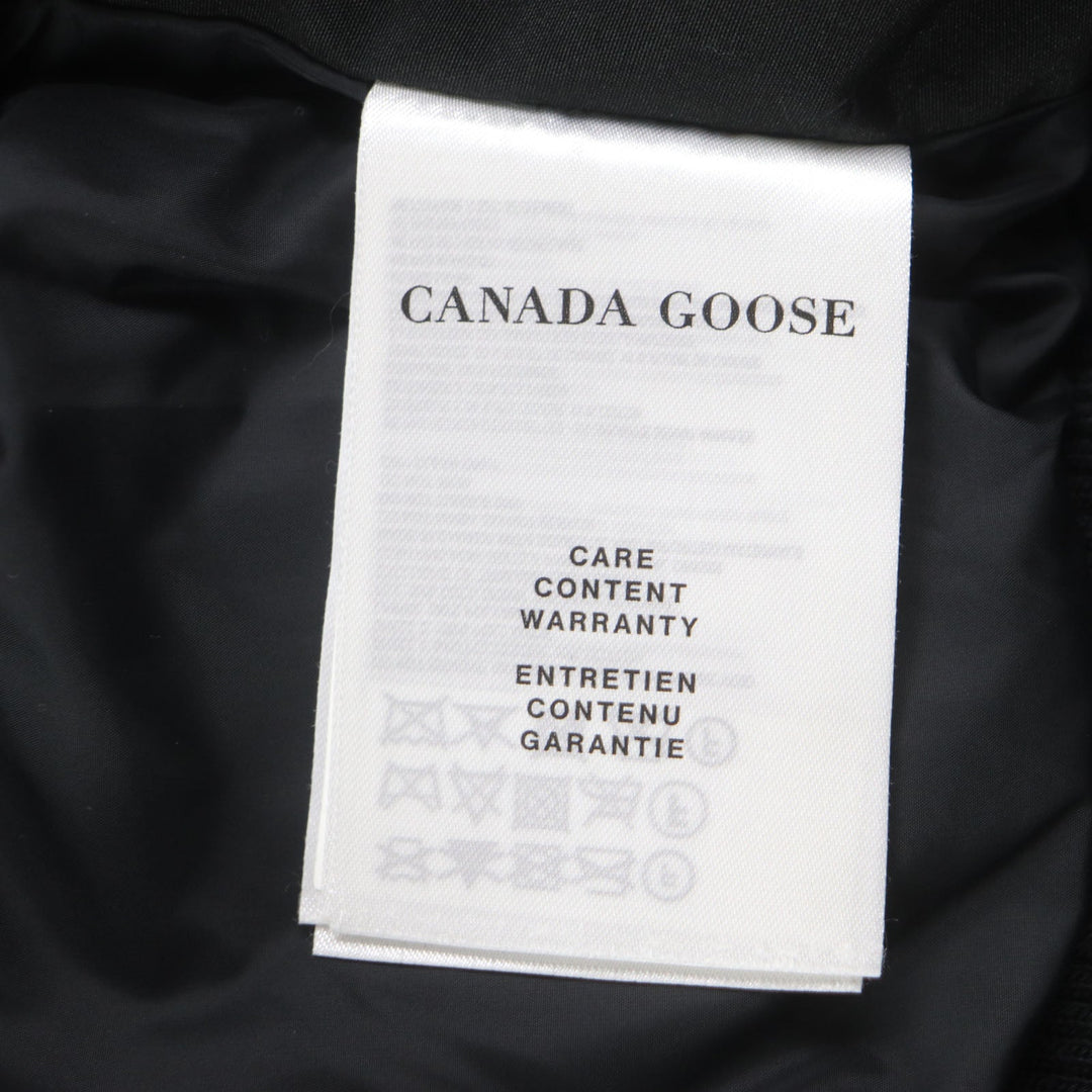 CANADA GOOSE Down jacket 2056MB Outer: 84% polyester, Outer: 16% cotton, Part: 100% nylon, Lining: 100% nylon, Part: 82% acrylic black Paradigm Chilliwack Bomber Black Label mens XS Used Authentic