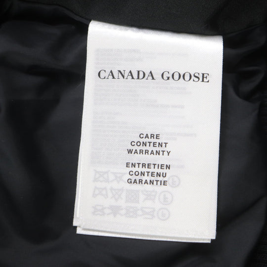 CANADA GOOSE Down jacket 2056MB Outer: 84% polyester, Outer: 16% cotton, Part: 100% nylon, Lining: 100% nylon, Part: 82% acrylic black Paradigm Chilliwack Bomber Black Label mens XS Used Authentic