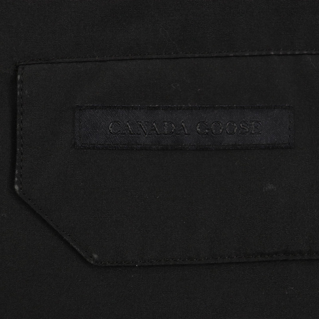 CANADA GOOSE Down jacket 2056MB Outer: 84% polyester, Outer: 16% cotton, Part: 100% nylon, Lining: 100% nylon, Part: 82% acrylic black Paradigm Chilliwack Bomber Black Label mens XS Used Authentic