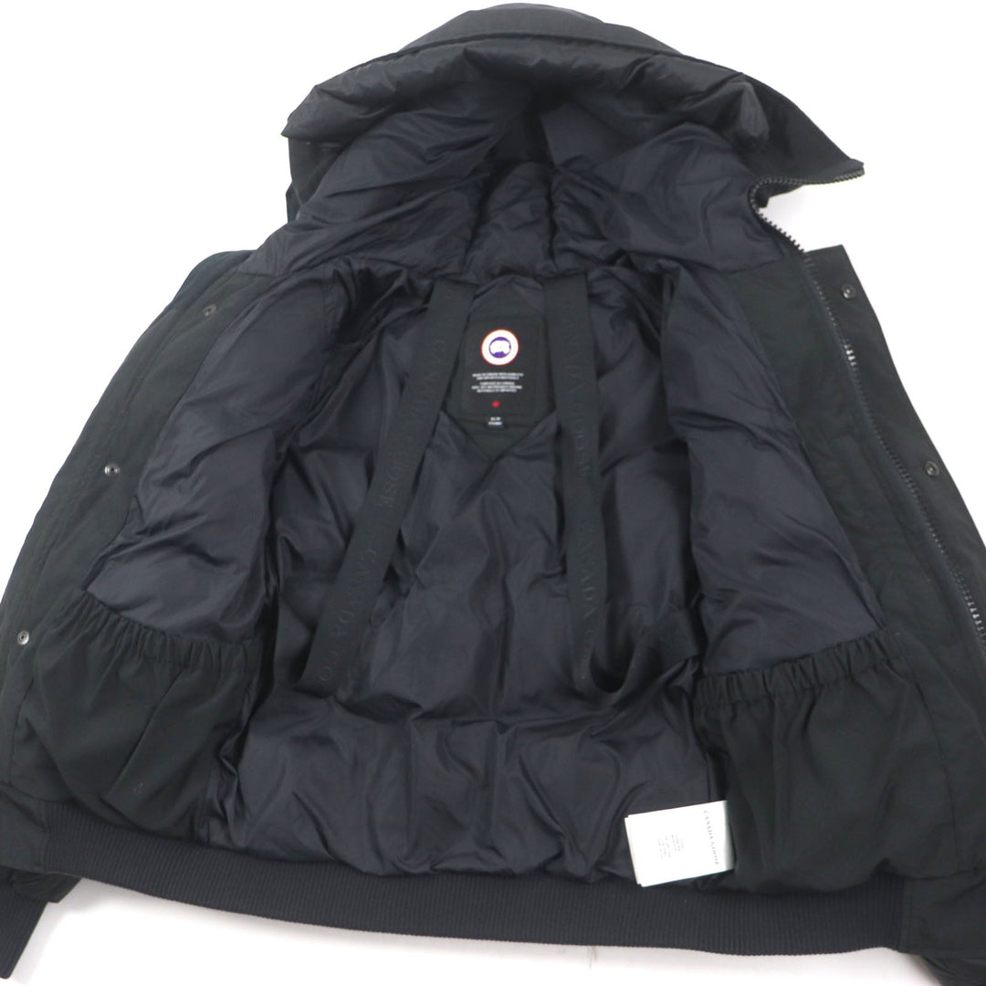 CANADA GOOSE Down jacket 2056MB Outer: 84% polyester, Outer: 16% cotton, Part: 100% nylon, Lining: 100% nylon, Part: 82% acrylic black Paradigm Chilliwack Bomber Black Label mens XS Used Authentic