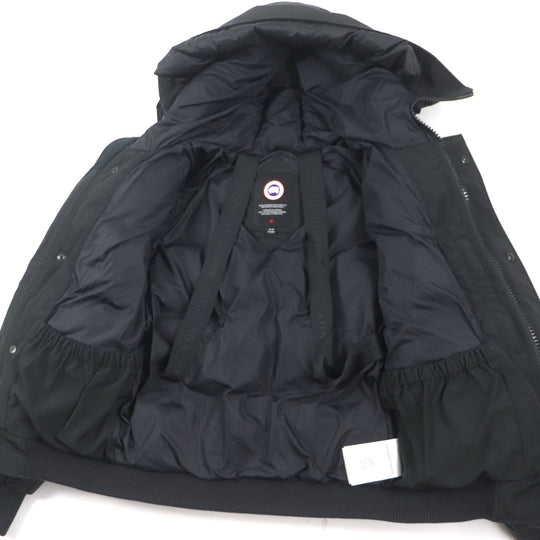 CANADA GOOSE Down jacket 2056MB Outer: 84% polyester, Outer: 16% cotton, Part: 100% nylon, Lining: 100% nylon, Part: 82% acrylic black Paradigm Chilliwack Bomber Black Label mens XS Used Authentic