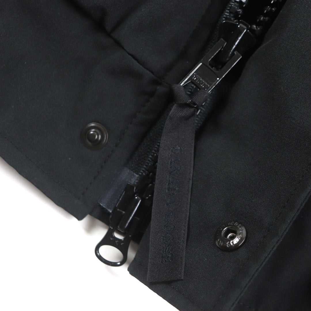 CANADA GOOSE Down jacket 2056MB Outer: 84% polyester, Outer: 16% cotton, Part: 100% nylon, Lining: 100% nylon, Part: 82% acrylic black Paradigm Chilliwack Bomber Black Label mens XS Used Authentic