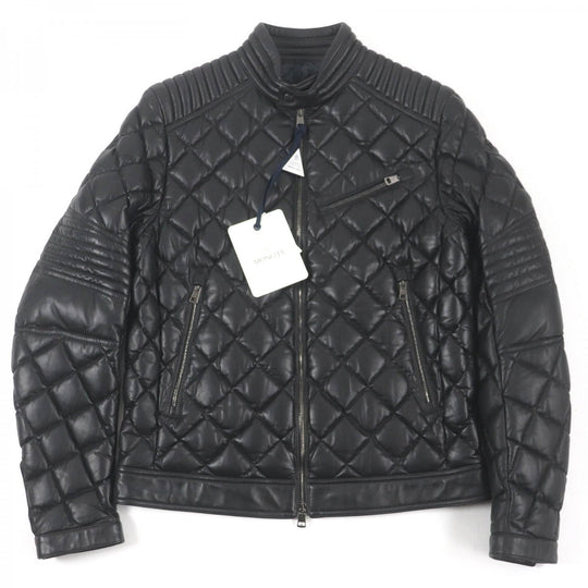 MONCLER Down jacket Sheep leather black BREITMAN 3