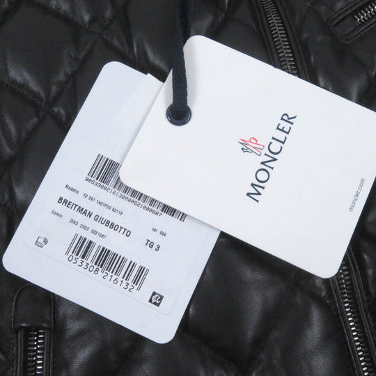 MONCLER Down jacket Sheep leather black BREITMAN 3