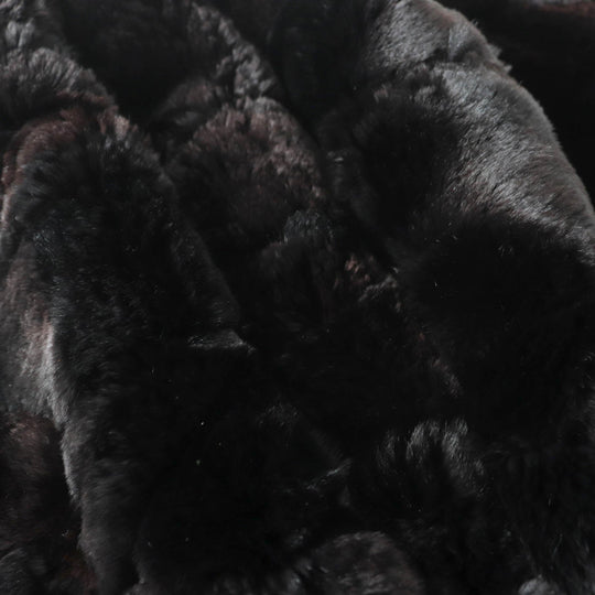 CHANEL Stall Main: 100% Orirug, Lining: 100% Silk Dark brown Women Used Authentic