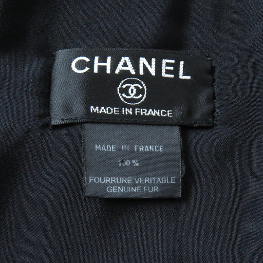 CHANEL Stall Main: 100% Orirug, Lining: 100% Silk Dark brown Women Used Authentic
