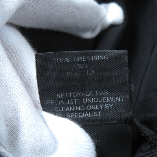 CHANEL Stall Main: 100% Orirug, Lining: 100% Silk Dark brown Women Used Authentic