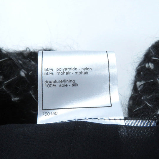 CHANEL setup 05A P26927 Outer: 50% polyamide, Outer: 50% mohair, Lining: 100% silk Black White Women 36 Used Authentic