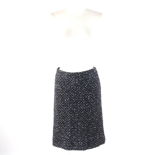 CHANEL setup 05A P26927 Outer: 50% polyamide, Outer: 50% mohair, Lining: 100% silk Black White Women 36 Used Authentic