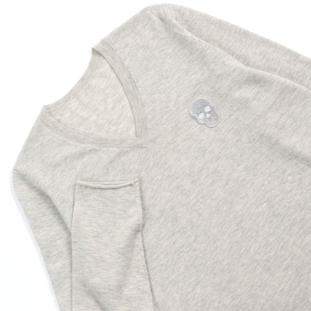 Lucien Pellat-Finet knit Main: 100% cashmere gray mens M Used Authentic