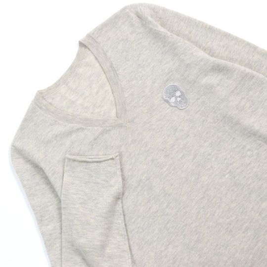 Lucien Pellat-Finet knit Main: 100% cashmere gray mens M Used Authentic