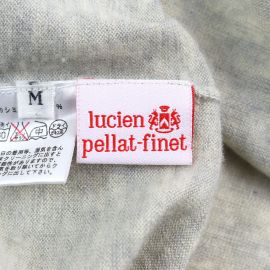 Lucien Pellat-Finet knit Main: 100% cashmere gray mens M Used Authentic