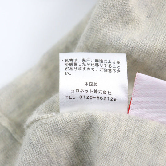 Lucien Pellat-Finet knit Main: 100% cashmere gray mens M Used Authentic