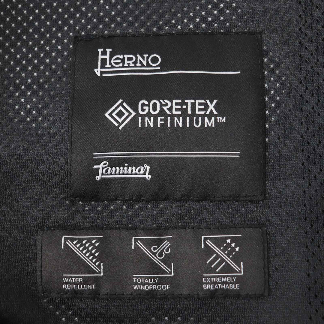 Herno Best GI00079DL Outer: 100% polyester, Lining: 100% nylon black Laminar Women 38 Used Authentic