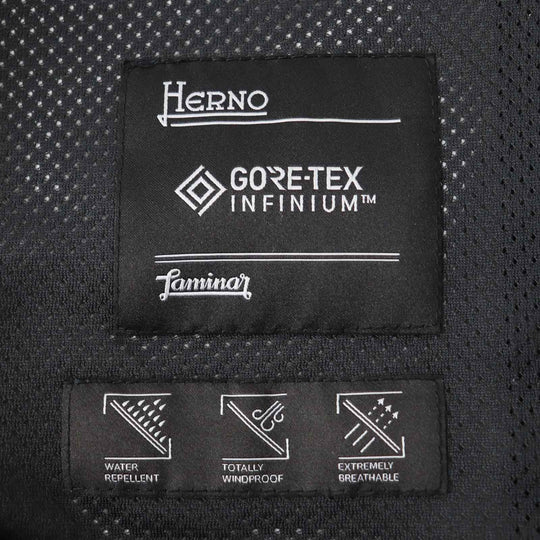 Herno Best GI00079DL Outer: 100% polyester, Lining: 100% nylon black Laminar Women 38 Used Authentic