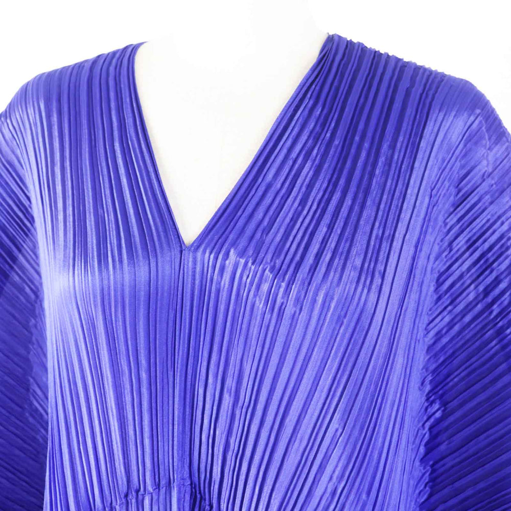 PLEATS PLEASE poncho PP74-AD331 polyester blue No size listed
