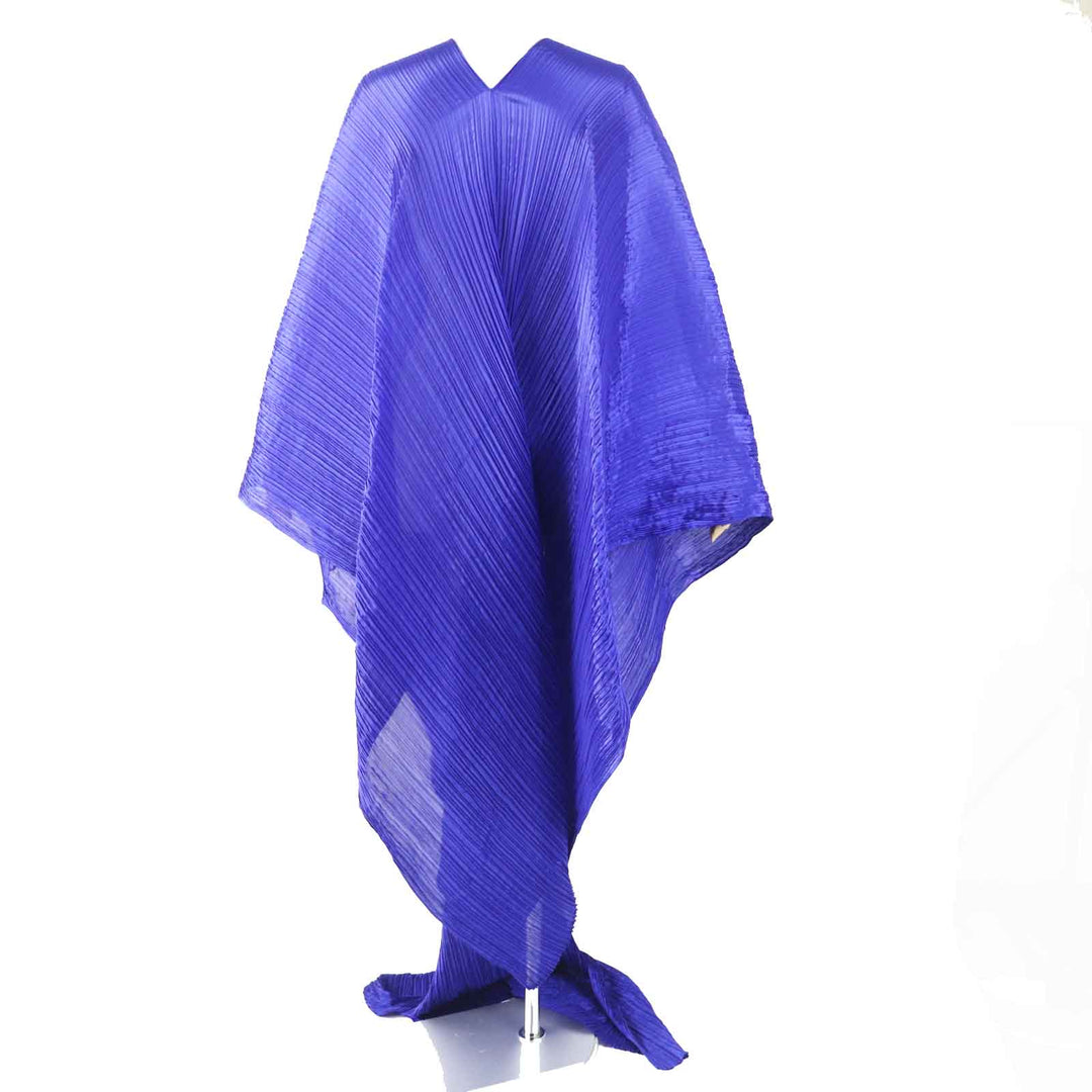 PLEATS PLEASE poncho PP74-AD331 polyester blue No size listed
