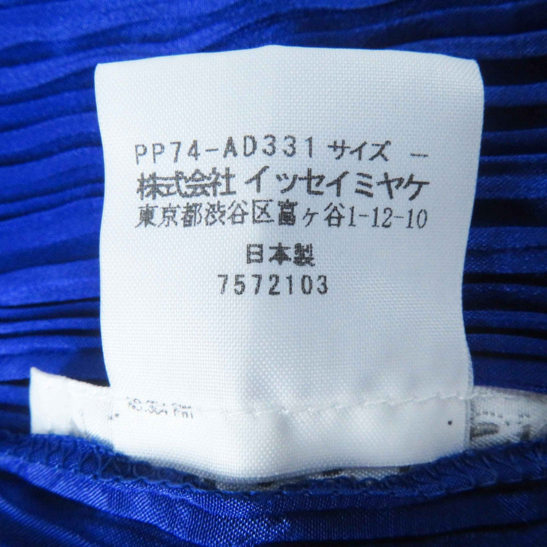 PLEATS PLEASE poncho PP74-AD331 polyester blue No size listed