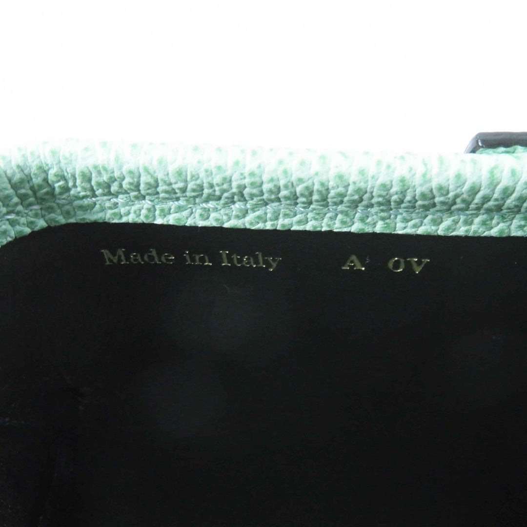 Valextra Shoulder Bag V3L20-28VA-OC Main: Soft calfskin Aqua green Trick Track Crossbody Nano Women Used Authentic
