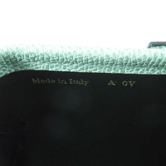 Valextra Shoulder Bag V3L20-28VA-OC Main: Soft calfskin Aqua green Trick Track Crossbody Nano Women Used Authentic