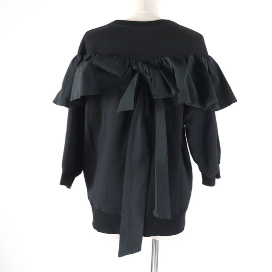 VALENTINO pullover TB0MF05V5H5 Main: 94% cotton, Main: 6% nylon, Part: 54% cotton, Part: 46% polyester, Part: 96% cotton black Women S Used Authentic