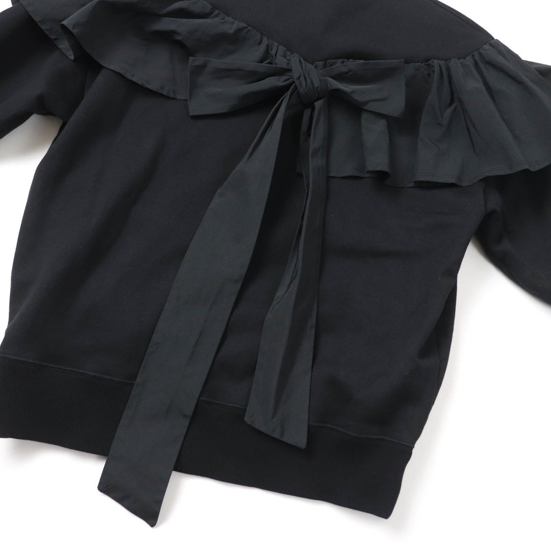 VALENTINO pullover TB0MF05V5H5 Main: 94% cotton, Main: 6% nylon, Part: 54% cotton, Part: 46% polyester, Part: 96% cotton black Women S Used Authentic
