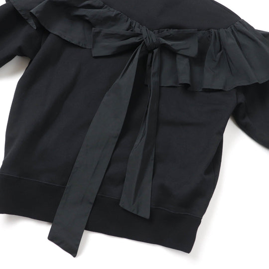 VALENTINO pullover TB0MF05V5H5 Main: 94% cotton, Main: 6% nylon, Part: 54% cotton, Part: 46% polyester, Part: 96% cotton black Women S Used Authentic