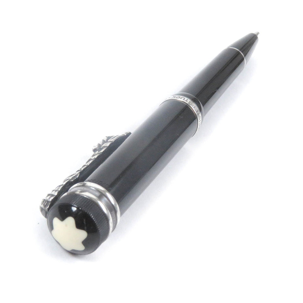MONTBLANC Ballpoint pen Main: Precious resin, Part: SV925 Black Silver mens Used Authentic