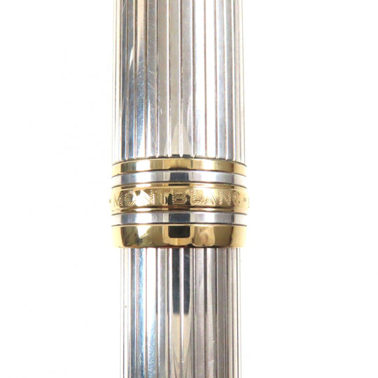 MONTBLANC fountain pen Main: SV925, Nib: 18K Silver gold Meisterstck No.146 Solitaire mens Used Authentic