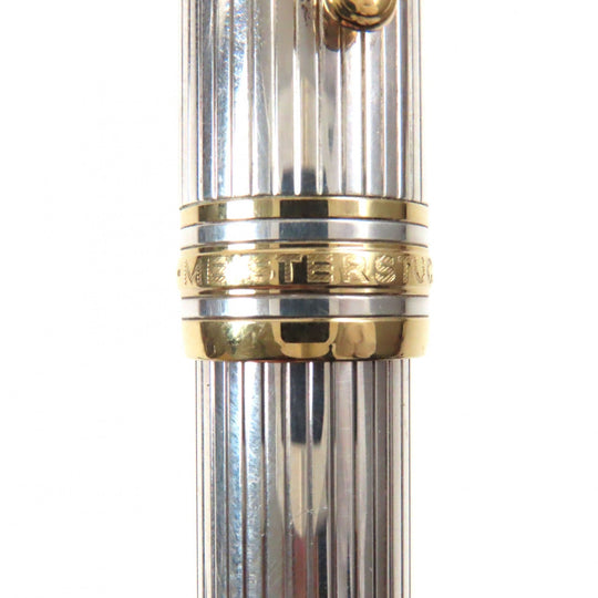 MONTBLANC fountain pen Main: SV925, Nib: 18K Silver gold Meisterstck No.146 Solitaire mens Used Authentic
