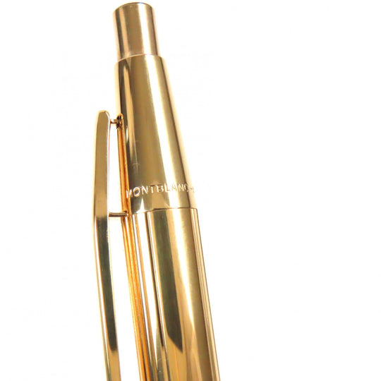 MONTBLANC fountain pen Main: 20K gold plating Nib: K14 gold Noblesse mens Used Authentic