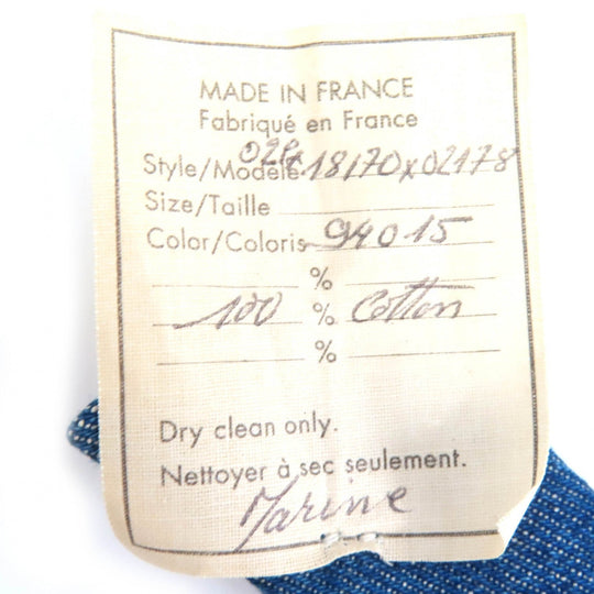 CHANEL Sun visor 02P Main: 100% cotton Indigo blue Women Used Authentic