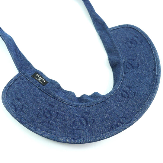 CHANEL Sun visor 02P Main: 100% cotton Indigo blue Women Used Authentic