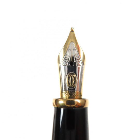 CARTIER fountain pen Pen tip: 18K Black gold Diaboro de Cartier mens Used Authentic