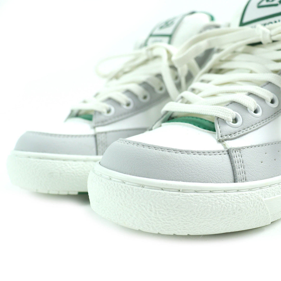 LOUIS VUITTON High cut sneakers Main: Leather White Green Gray Charlie line Women 35 Used Authentic